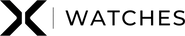 XWATCHES black wordmark logo