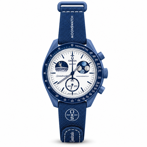 Omega x Swatch Speedmaster MoonSwatch Burgundy Cream