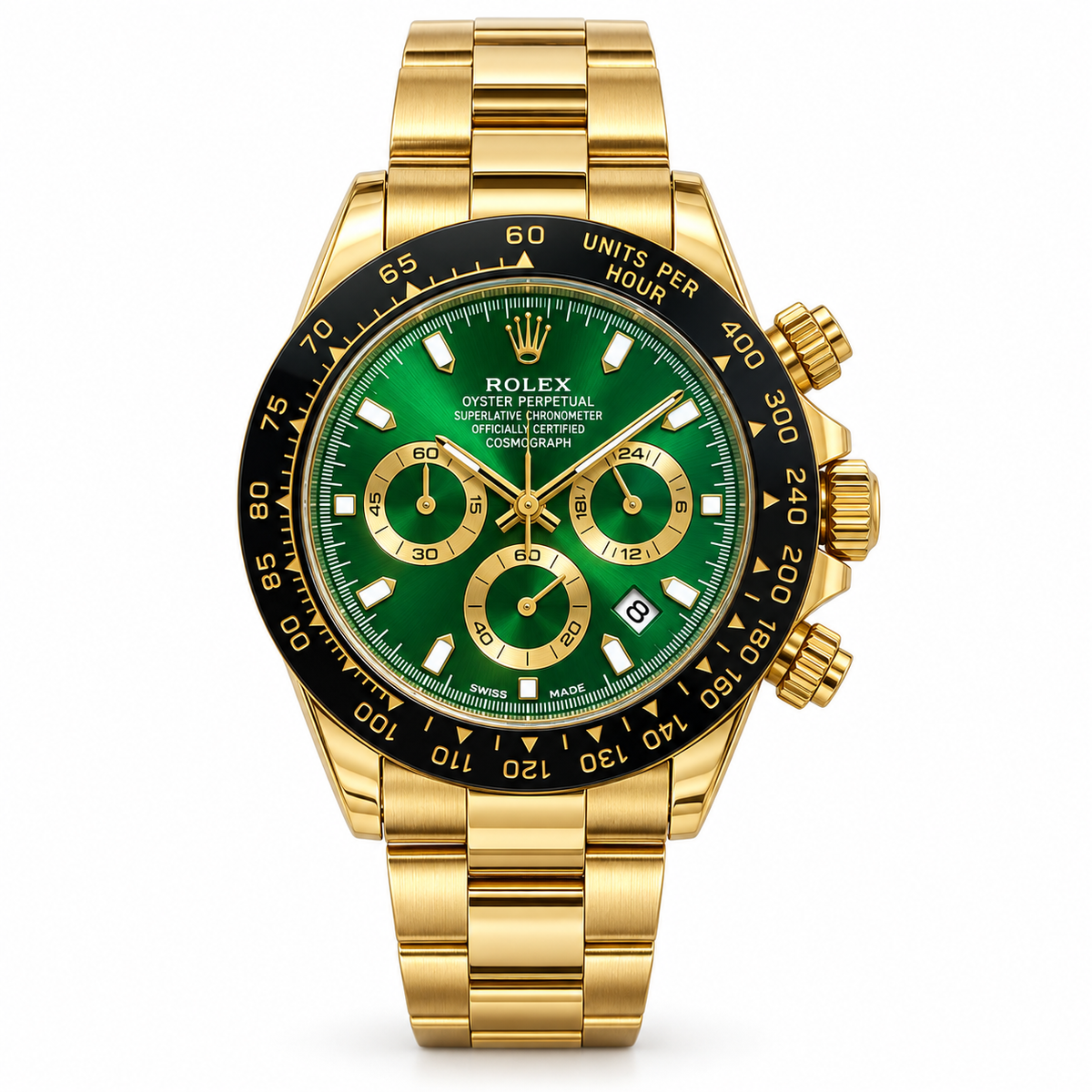Rolex Cosmograph Daytona Full Gold White Dial