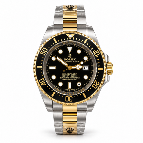 Rolex Datejust Black Rose Gold Roman Dial