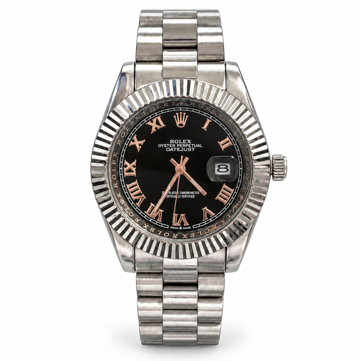 Rolex Datejust Champagne Fluted Bezel (RL-07)