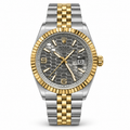 Rolex Datejust Silver Diamond Dial Two Tone