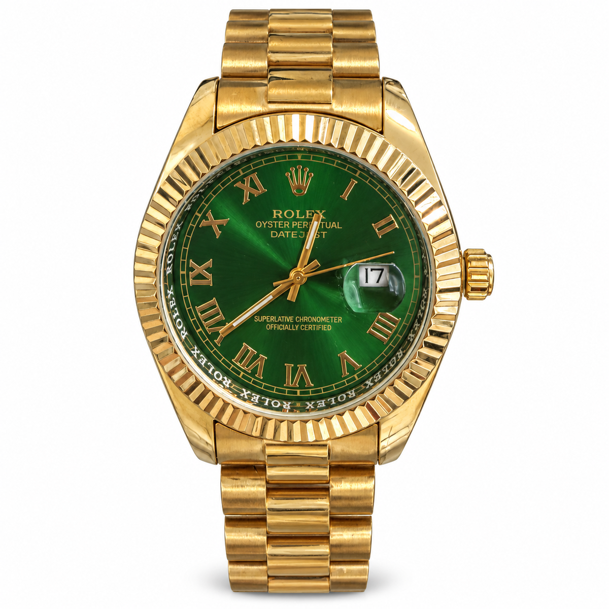 Rolex Datejust Yellow Gold Blue