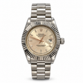 Rolex Land Dweller Blue Honeycomb Dial