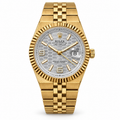 Rolex Land Dweller Full Gold Black Dial
