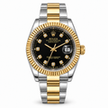 Rolex Land Dweller Two Tone White Honeycomb Dial